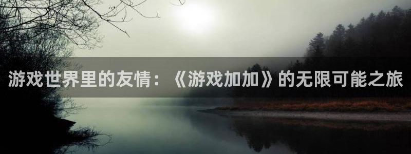 杏运娱乐注册：游戏世界里的友情：《游戏加加》的无限可能之旅